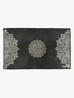 YDLAB01 Yoga Design Lab Hand Towel - Mandala Black Yoga Mat Towels