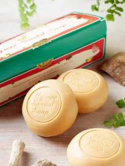 LOYALE01 Wellbeing & Lifestyle Mysore Sandalwood Soap - Pack Of 3