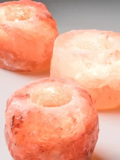 NAMAST01 With Love... Namaste Himalayan Salt Tea Light Holder