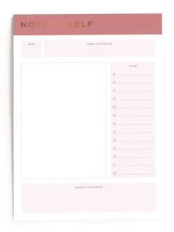 PONDER01 Books Ponderlily Note To Self Notepad