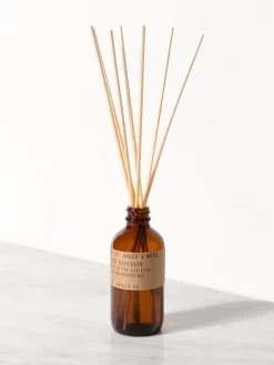 CANDLE01 Wellbeing & Lifestyle P.F. Candle Co 3oz Reed Diffuser - Amber & Moss