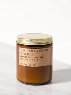 CANDLE01 P.F. Candle Co 7.2oz Soy Candle - Sandalwood Rose