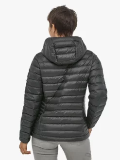 PATAGO01 Patagonia Womens Down Sweater Hoody - Black