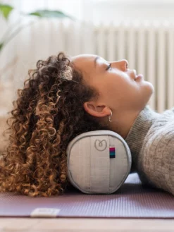 LOYALE01 Yogamatters Organic Cotton Chambray Mini Buckwheat Bolster Yoga Bolsters And Cushions