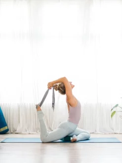 LOYALE01 Yogamatters Organic Cotton D-ring Yoga Belt