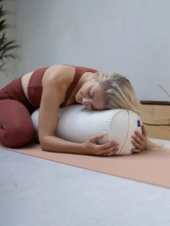 LOYALE01 New In Yogamatters Organic Cotton Buckwheat Bolster