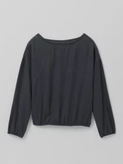 ALPINE01 PrAna Lavendar Bay Top - Coal