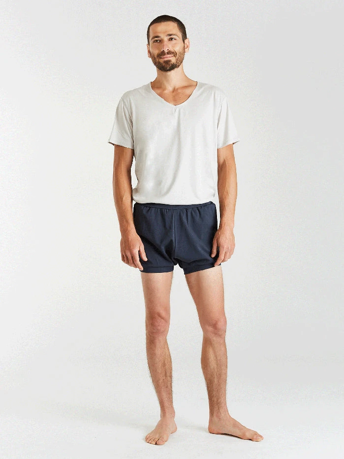 ANJALY01 Clothing Anjaly Men's Pune Pants - Pacific Blue 3 ANJALY01 Clothing Anjaly Men's Pune Pants - Pacific Blue