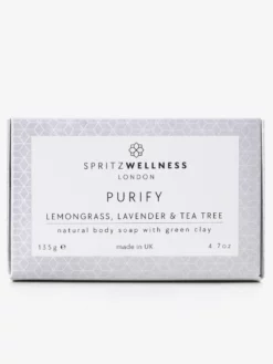 SPRITZ01 Ethical & Eco-Friendly Gifts Spritz Wellness Purify Green Clay Body Soap