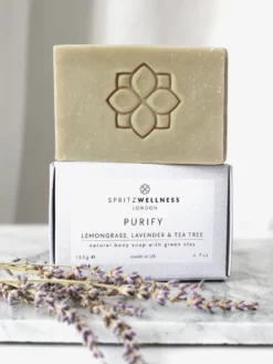 SPRITZ01 Ethical & Eco-Friendly Gifts Spritz Wellness Purify Green Clay Body Soap