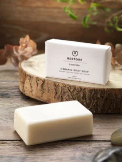 JOINBR01 Yogamatters Restore Organic Body Soap - Lavender 200g