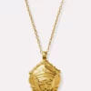 GODDES01 Goddess Charms Goddess Of Self Discovery Pendant Necklace - Gold