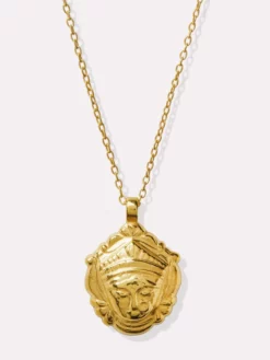 GODDES01 Goddess Charms Goddess Of Self Discovery Pendant Necklace - Gold