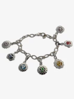 SHANTI01 Shanti Boutique Seven Chakras Charm Bracelet