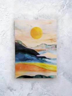 NIKKIS01 Nikki Strange A5 Recycled Notebook - Melba Sunrise Books