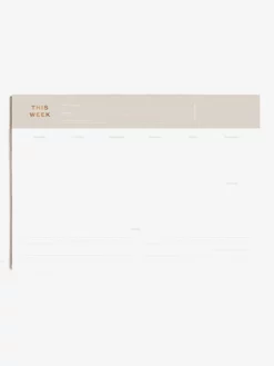 PONDER01 Ponderlily Weekly Notepad Books