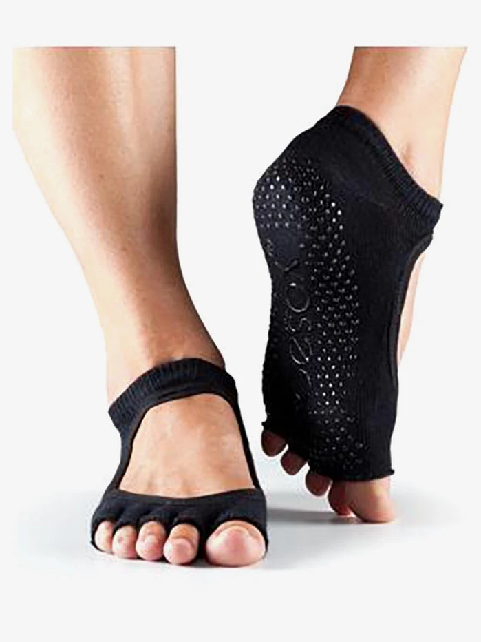 YOGAMA02 Clothing ToeSox Half Toe Bellarina - Black 4 YOGAMA02 Clothing ToeSox Half Toe Bellarina - Black