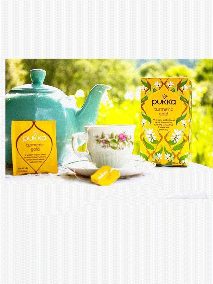 PUKKAH01 Wellbeing & Lifestyle Pukka Turmeric Gold Tea 5 PUKKAH01 Wellbeing & Lifestyle Pukka Turmeric Gold Tea