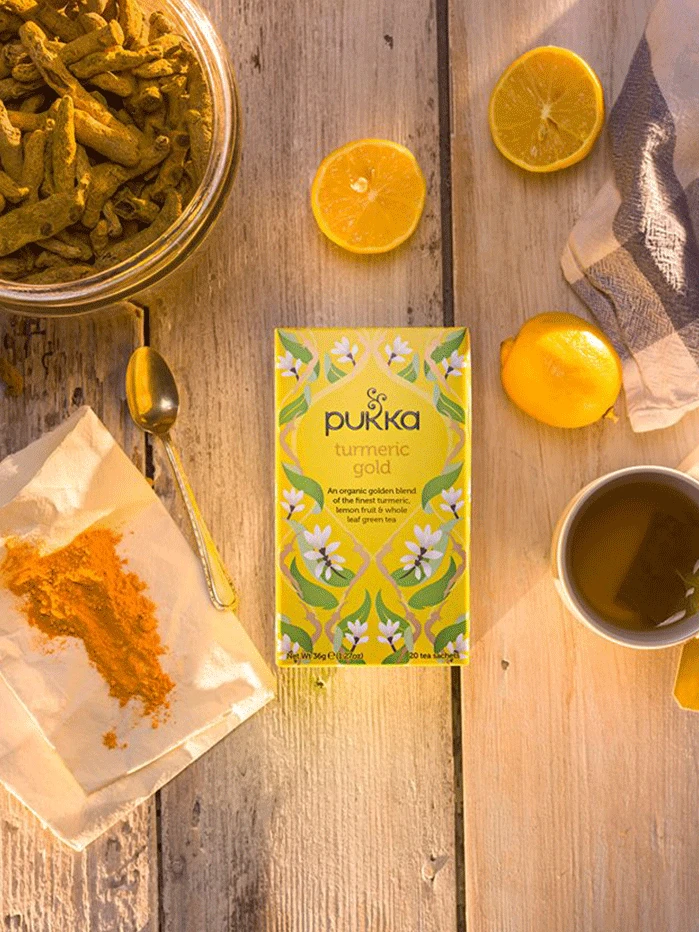 PUKKAH01 Wellbeing & Lifestyle Pukka Turmeric Gold Tea 4 PUKKAH01 Wellbeing & Lifestyle Pukka Turmeric Gold Tea