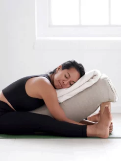 LOYALE01 Yogamatters Hemp Buckwheat Bolster - Natural Sustainable Bestsellers