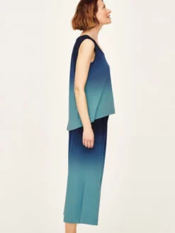 BRAINT01 Thought Kylar Dip Dye Pyjamas Set - Blue Clothing