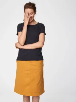 BRAINT01 Clothing Thought Fairtrade Organic Cotton Tee - Navy