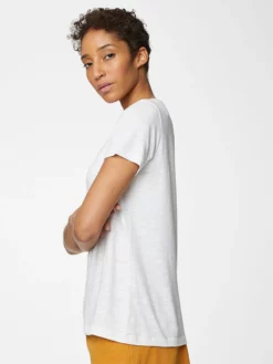 BRAINT01 Thought Fairtrade Organic Cotton Tee - White Clothing