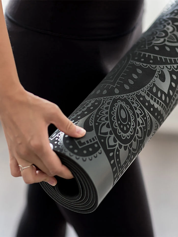 YDLAB01 Yoga Design Lab Infinity Mat - Mandala Charcoal 7 YDLAB01 Yoga Design Lab Infinity Mat - Mandala Charcoal