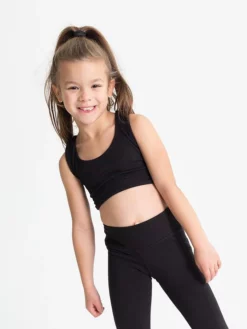 RCM01 Yogamatters Girls Eco Cropped Yoga Top Clothing