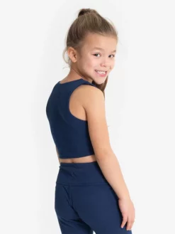 RCM01 Yogamatters Girls Eco Cropped Yoga Top Clothing