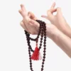 LOYALE01 Yogamatters Rosewood Mala Beads Necklace Meditation Equipment